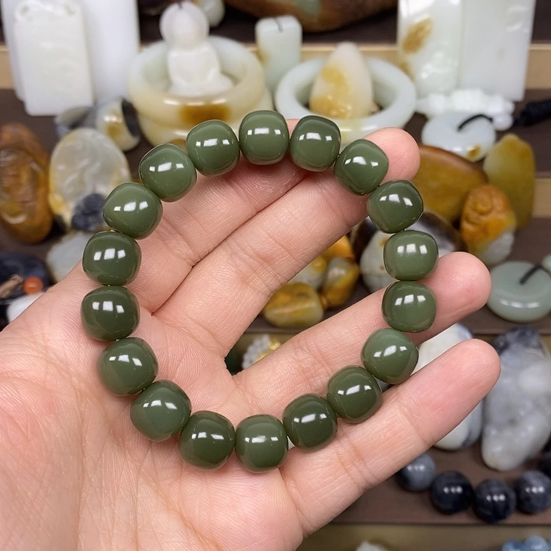 和田玉未镶嵌手串