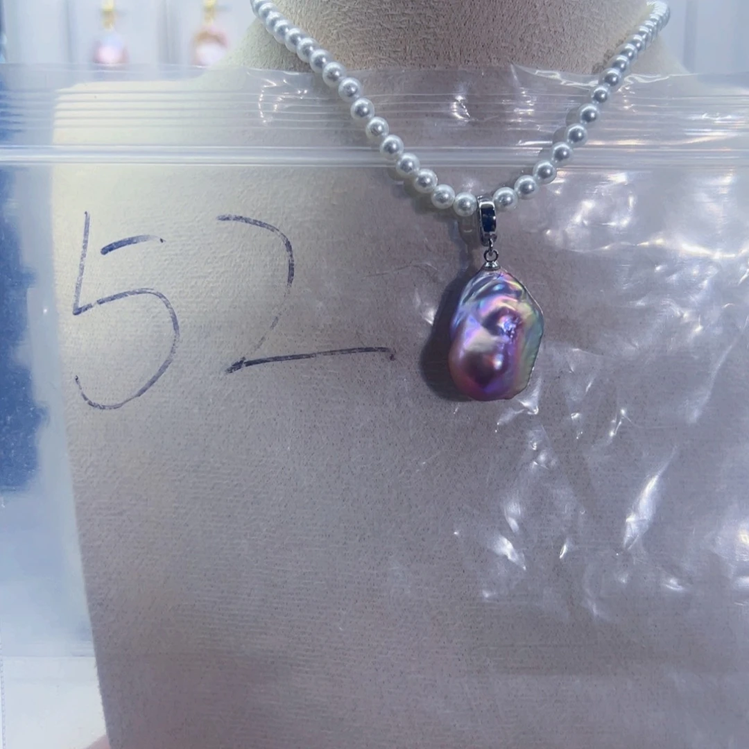 颈饰合金淡水珍珠