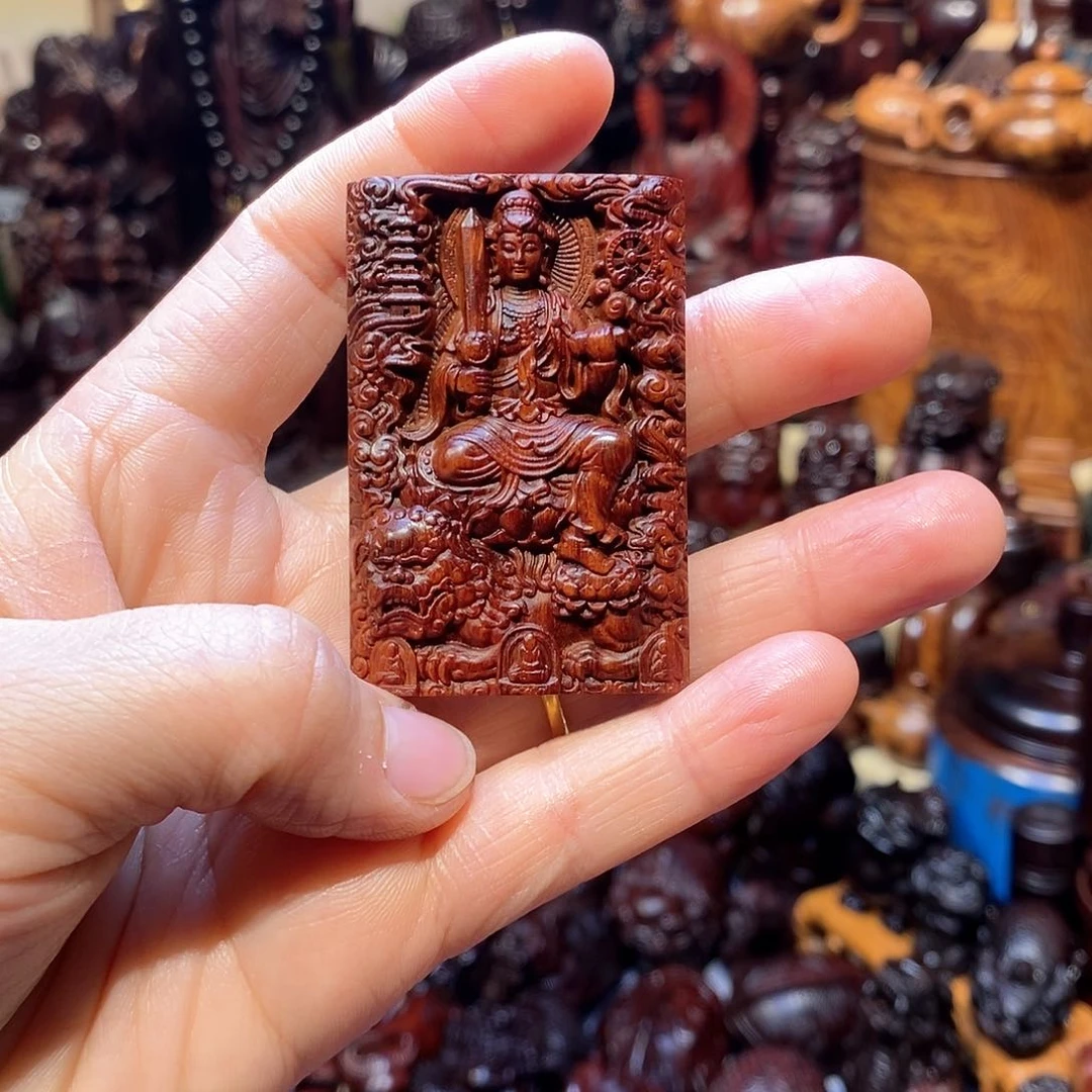 檀香紫檀（小叶紫檀）文殊