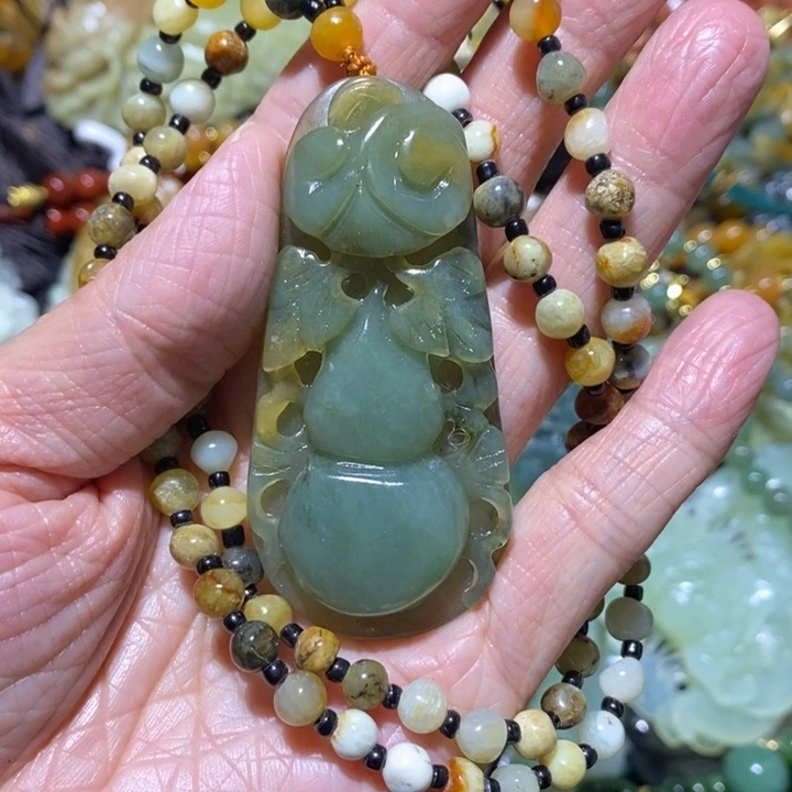 岫玉岫玉吊坠未镶嵌