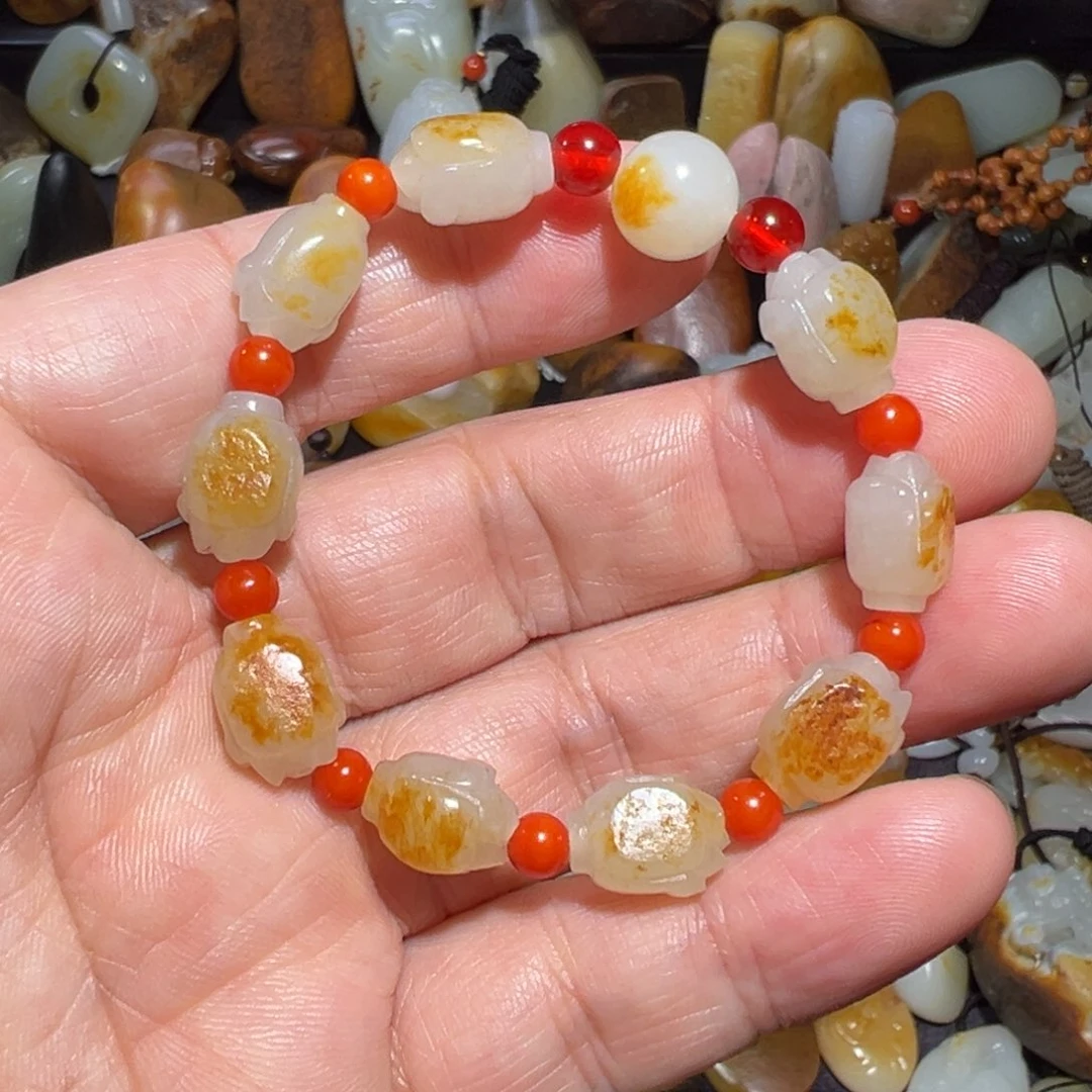 和田玉手串未镶嵌