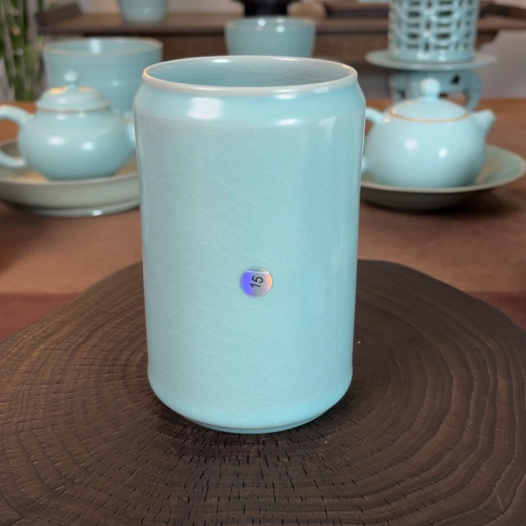 微瑕15原矿汝官窑作品