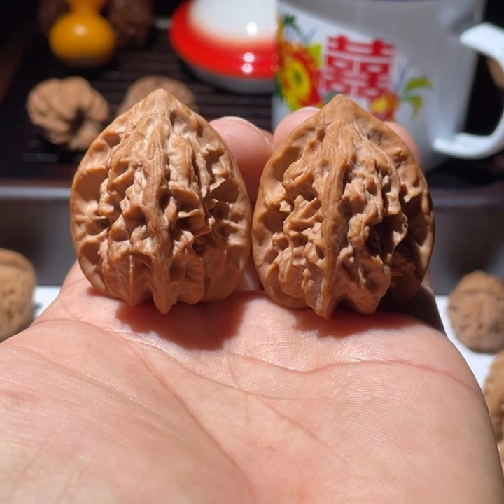 吊坠文玩核桃龙骨寿山石