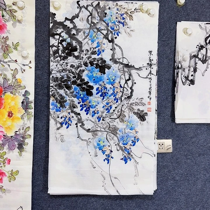 国画国画花鸟画作品