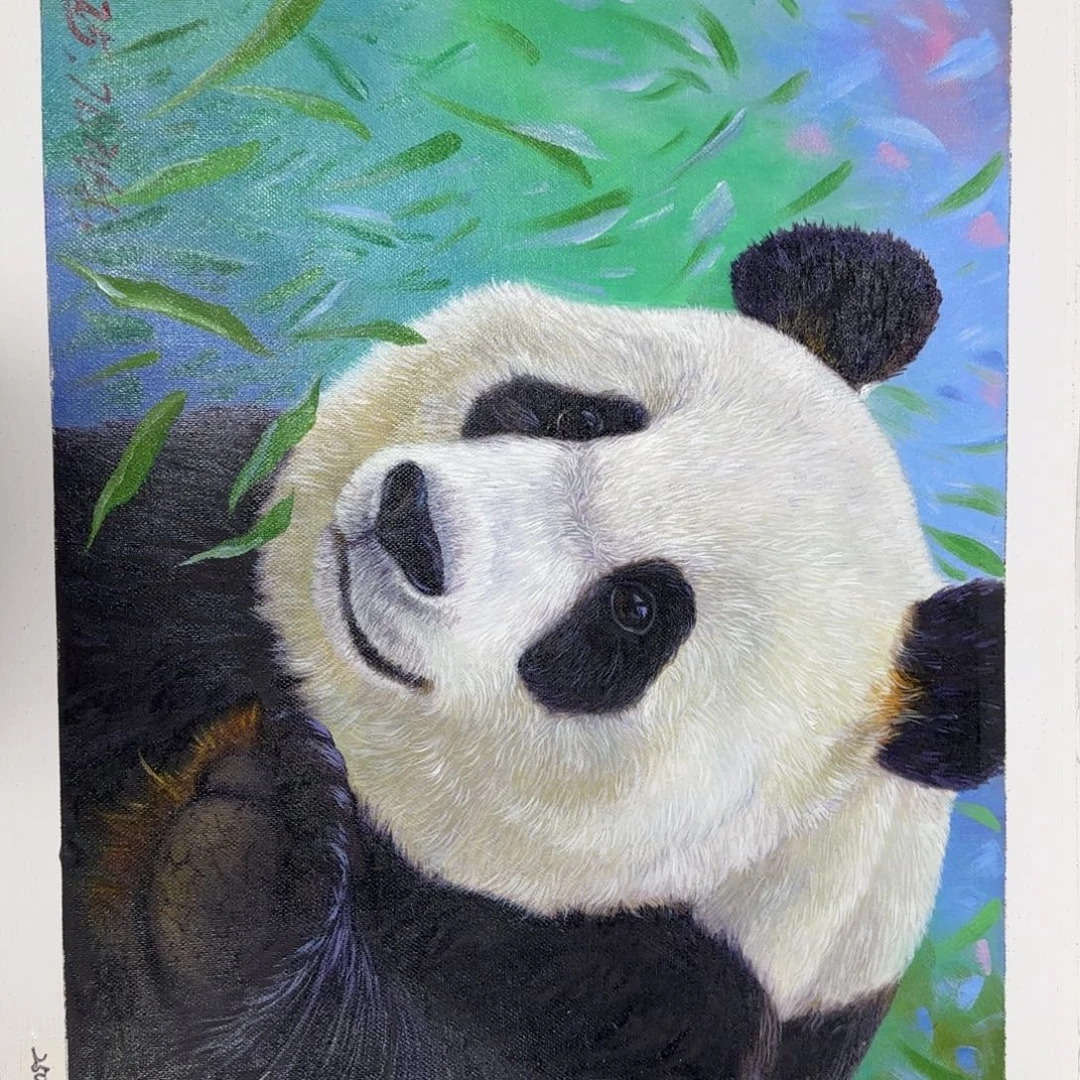 油画加油加油努力加油加油