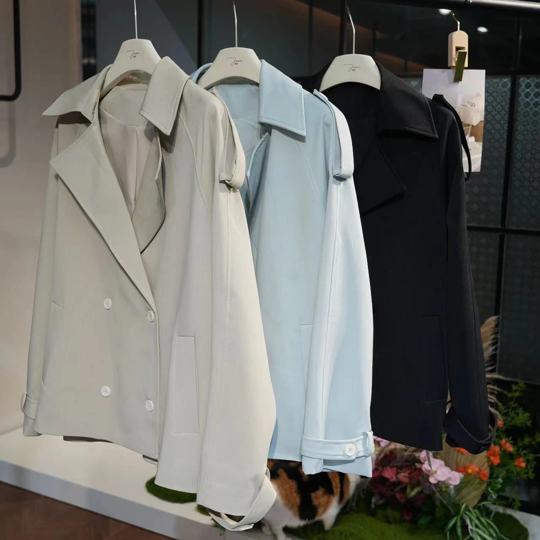【洒脱】初春新款爆款男友风短风衣LYF025203-4321