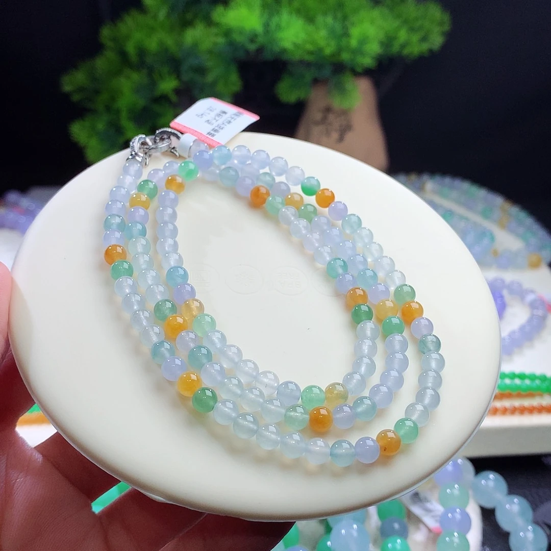 项链未镶嵌翡翠卡5mm