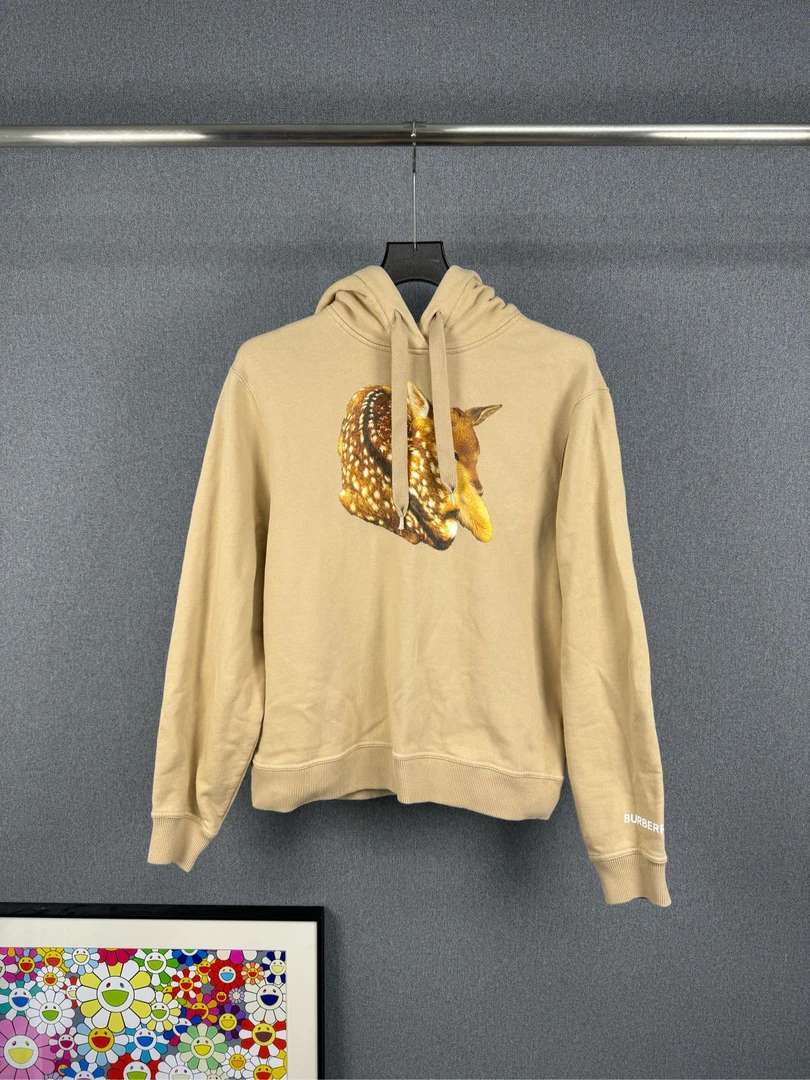 95新 BURBERRY/博柏利 BURBERRY博柏利小鹿帽衫 M码 95新12672