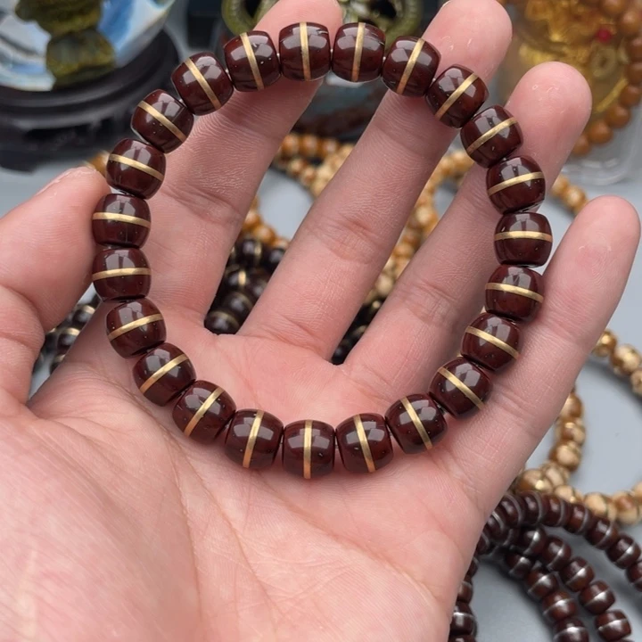 紫金鼠手串H*D紫金鼠一线天二代17