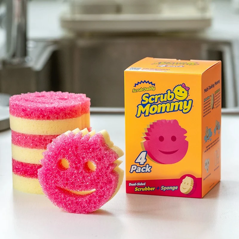 美国ScrubDaddy笑脸海绵擦魔力百洁布清洁擦厨房去污锅擦洗碗海绵