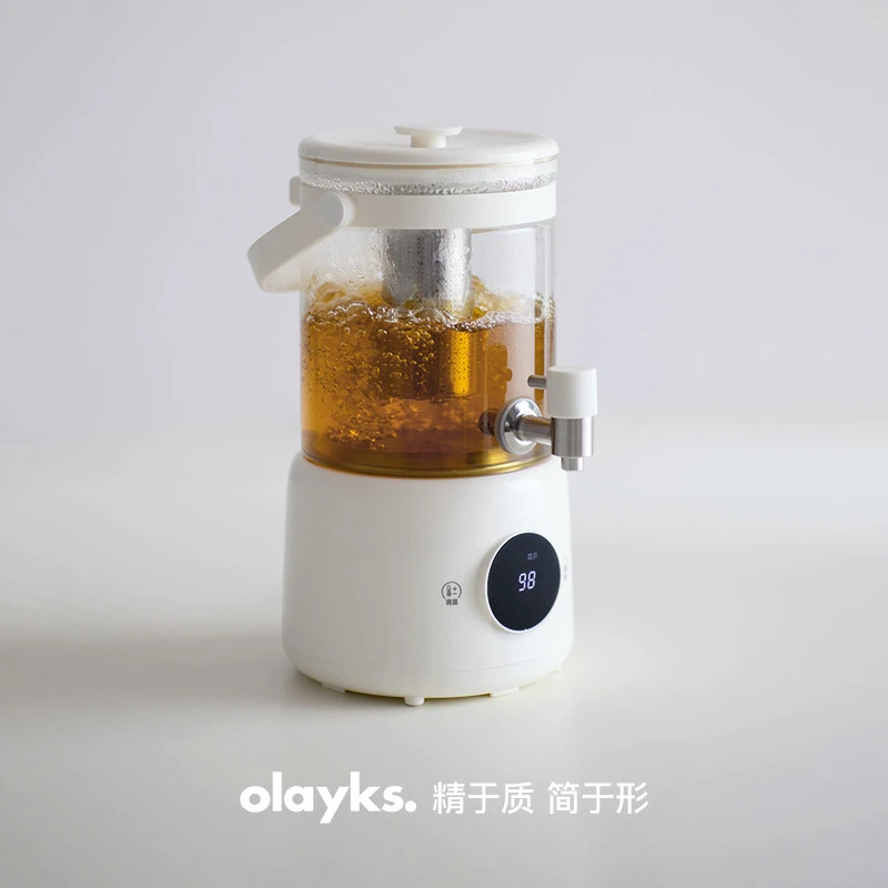 olayks立时欧莱克花茶桶养生壶水龙头多功能保温煮茶器大容量烧水
