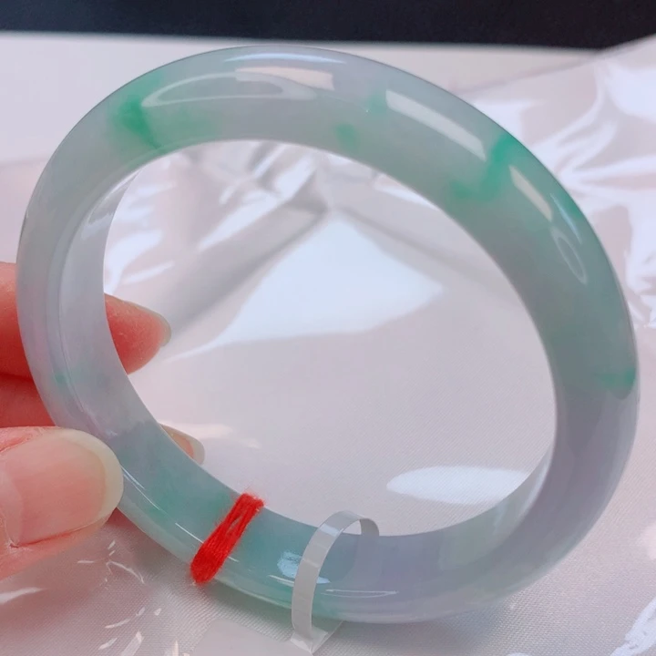 翡翠未镶嵌手镯59圈口