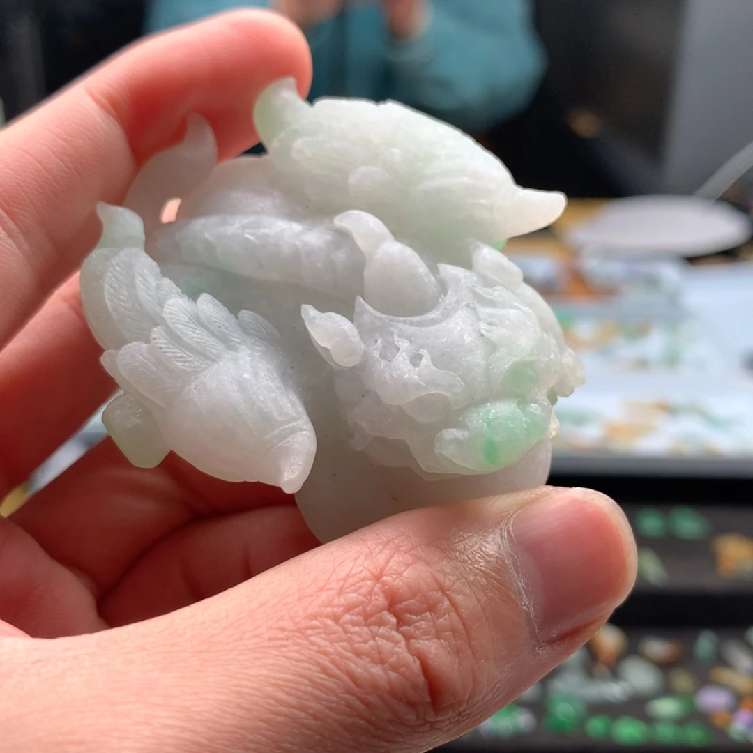 刘****定制翡翠未镶嵌貔貅