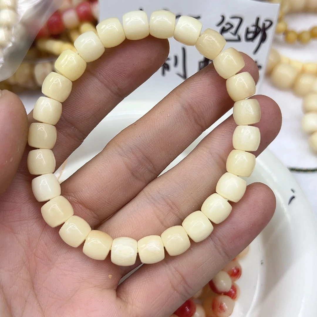 驼骨手串/手链46乳白驼骨单圈8左右