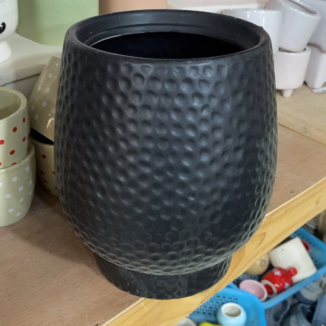 摆件陶陶盆有孔 瑕疵介意勿拍