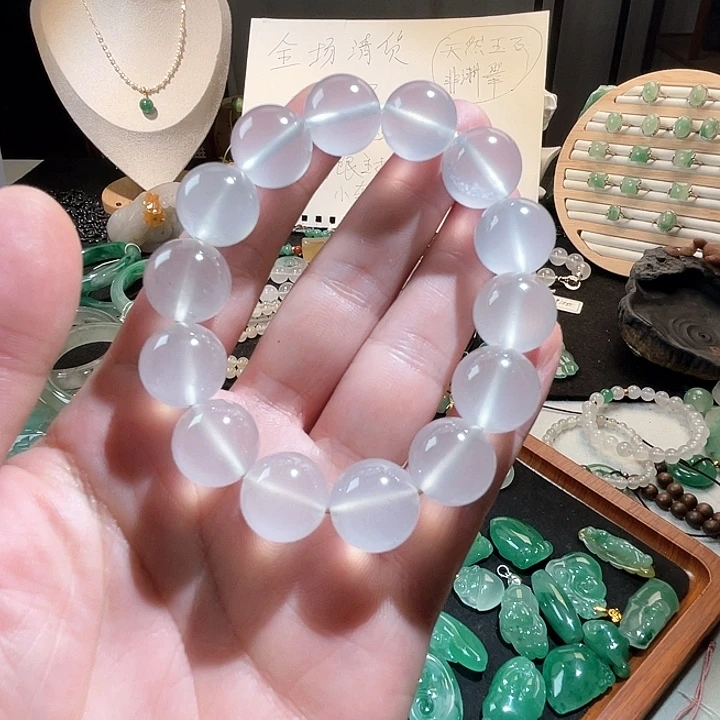 未镶嵌手串石英质玉