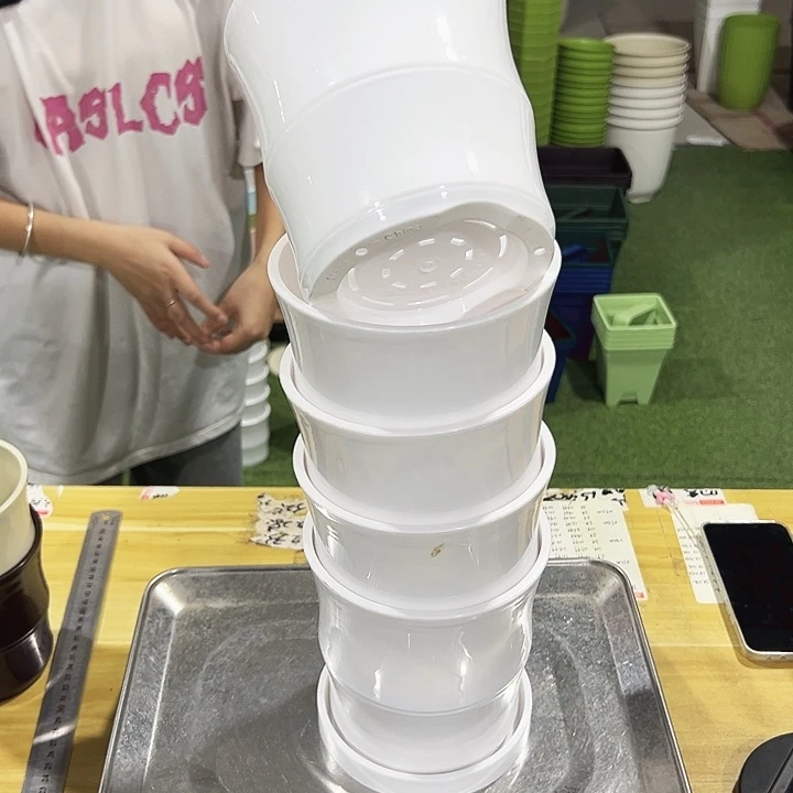 特价竹节口13.6高14白色带托5只