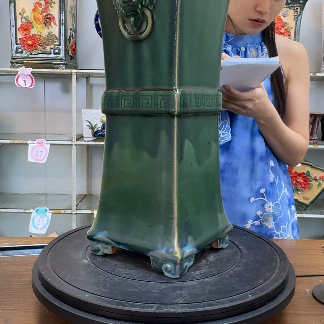 颖***卉石湾盆150陶泥花盆