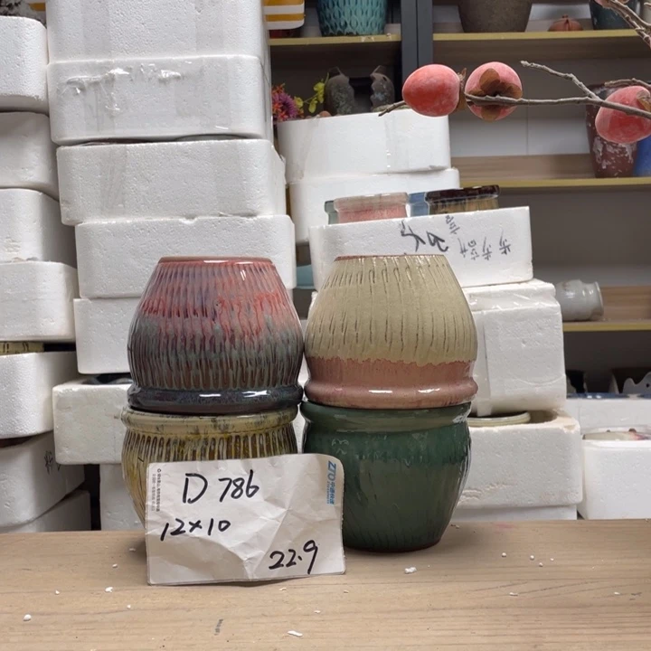 粗陶多肉花盆微瑕786