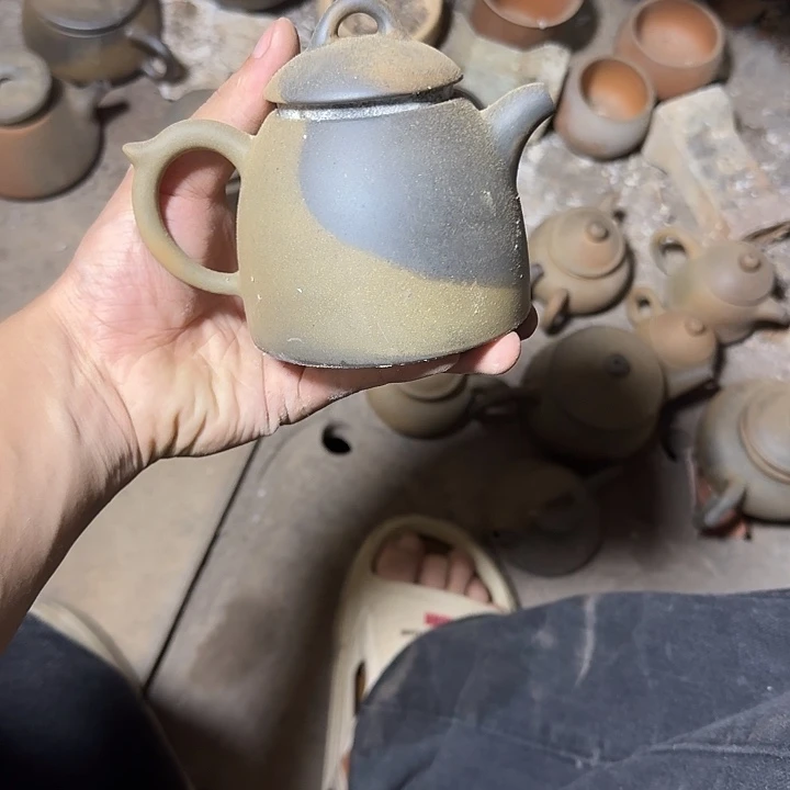 茶壶紫砂坭兴陶柴烧