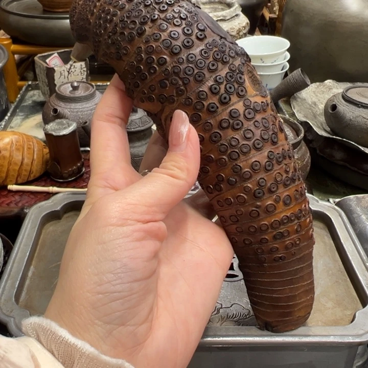 竹根茶则茶器茶器