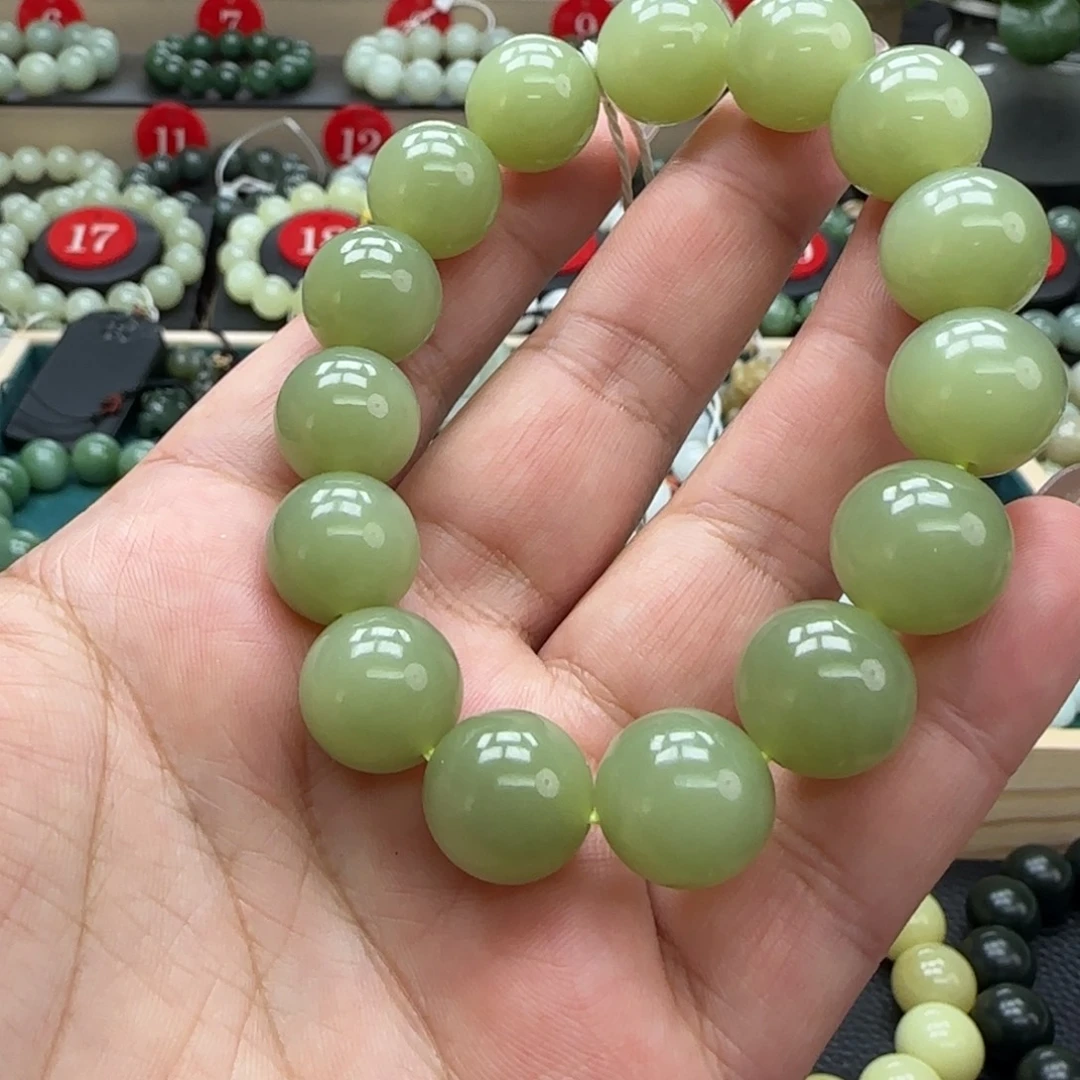 和田玉未镶嵌手链14