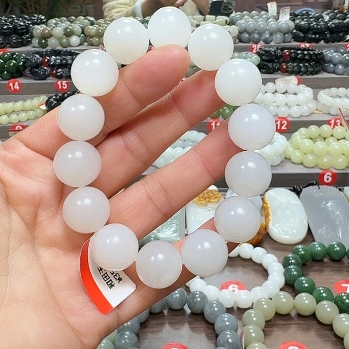 未镶嵌手链和田玉野牛沟青海卡16