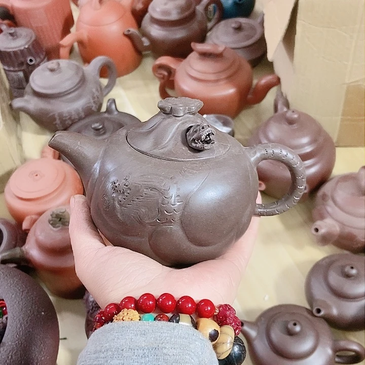 紫砂茶杯宜兴紫砂全手工制作