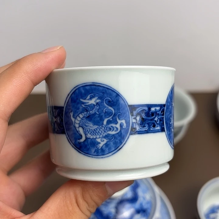 香***这摆件景德镇陶瓷柴窑杯杯