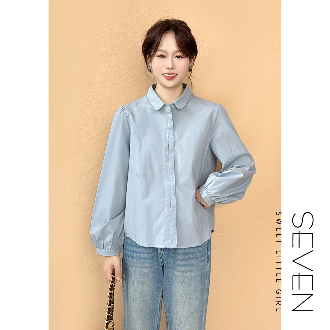 实穿搭档⑦七七146小个子法式气质百搭长袖衬衫女秋冬季新款小美说