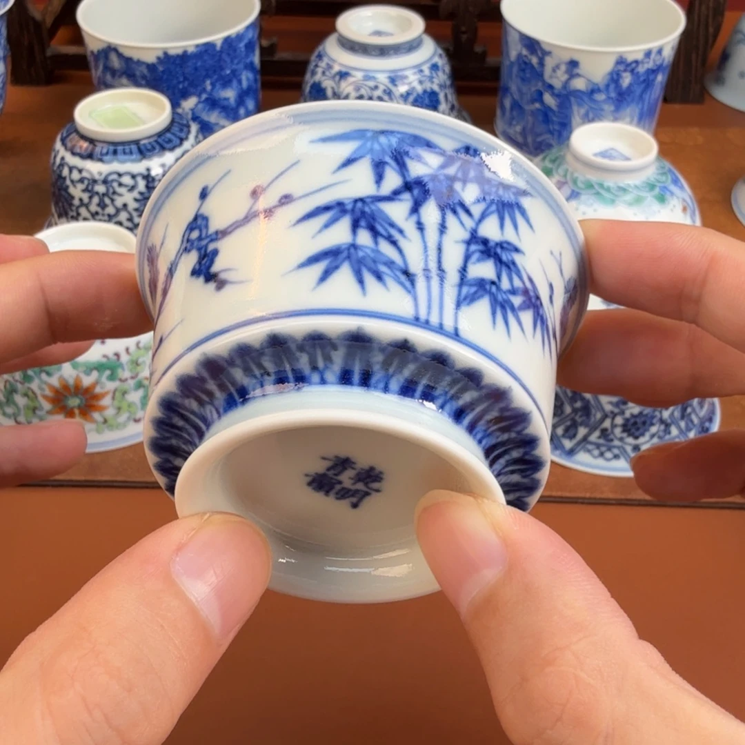 摆件景德镇瓷器手工手绘