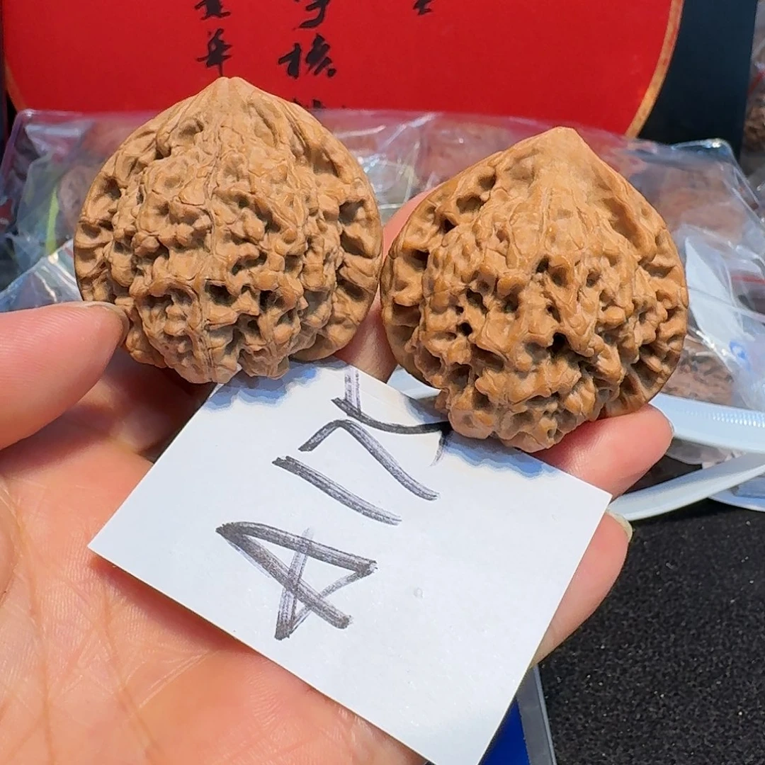 老***梁把件文玩核桃47官帽