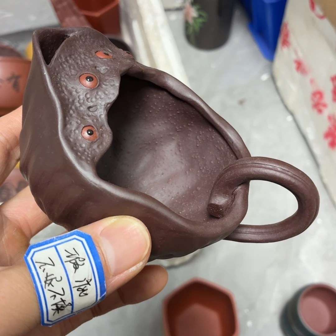 紫砂茶杯瑕疵不退不换介意勿拍