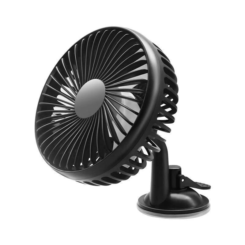 车载吸盘风扇12v24v汽车电风扇大货车用降温神器车内强力制冷大风