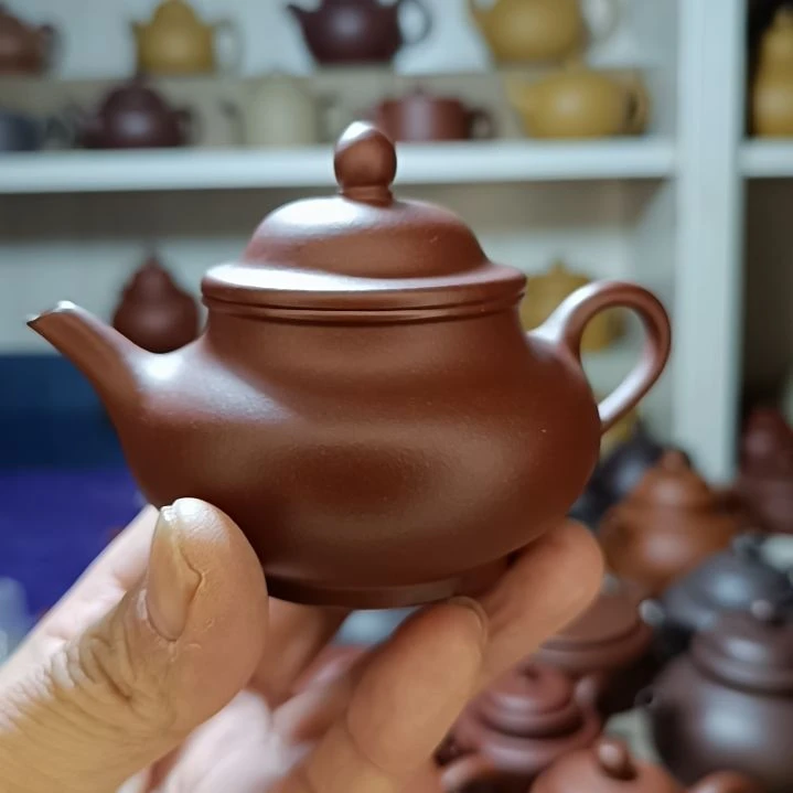 茶壶紫砂原矿清水泥霖月170cc半手工