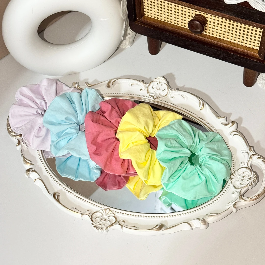 【多巴胺女孩】儿童大肠发圈女丸子头发绳简约气质头绳不伤发筋头绳