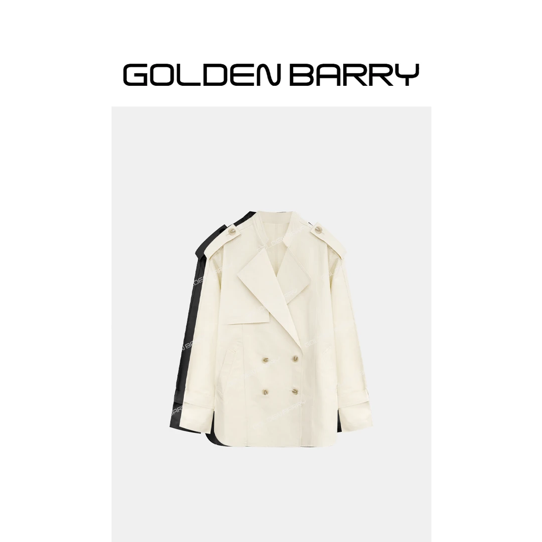 GOLDENBARRY|110026休闲百搭轻盈多穿法风衣