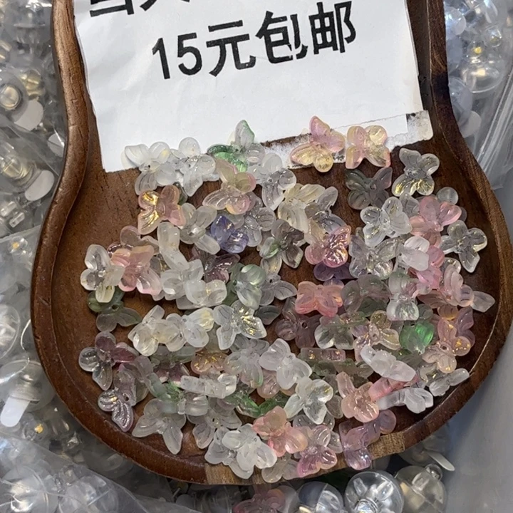 非金属琉璃小蝴蝶200个