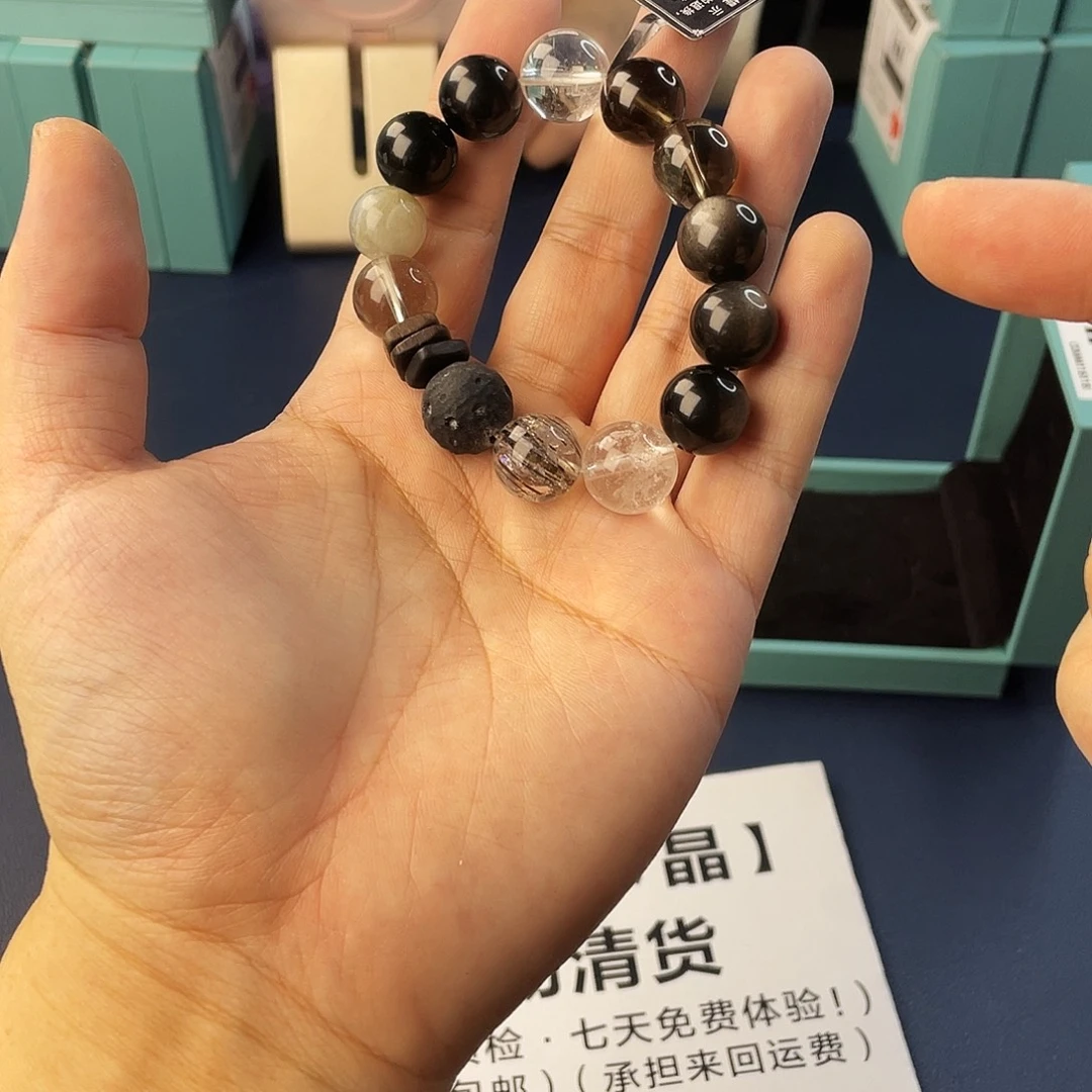 手链银S925镶嵌水晶