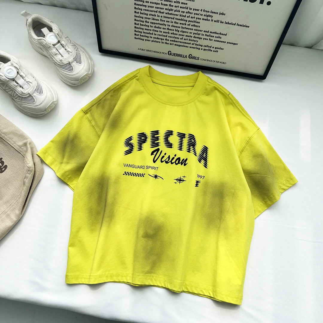 若大王时尚百搭童装圆领童装短袖T恤 JM5040