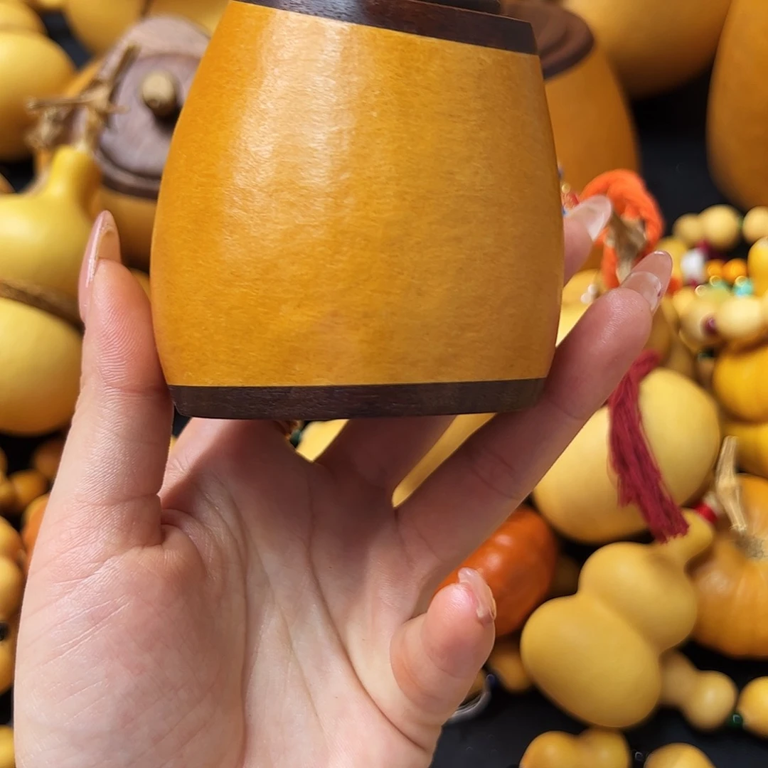 九*爹老皮茶叶罐摆件葫芦