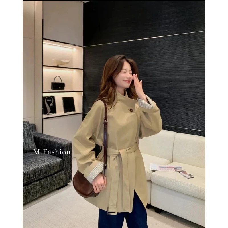 【现货24小时发货】春季新款廓形气质韩版一粒扣外套
