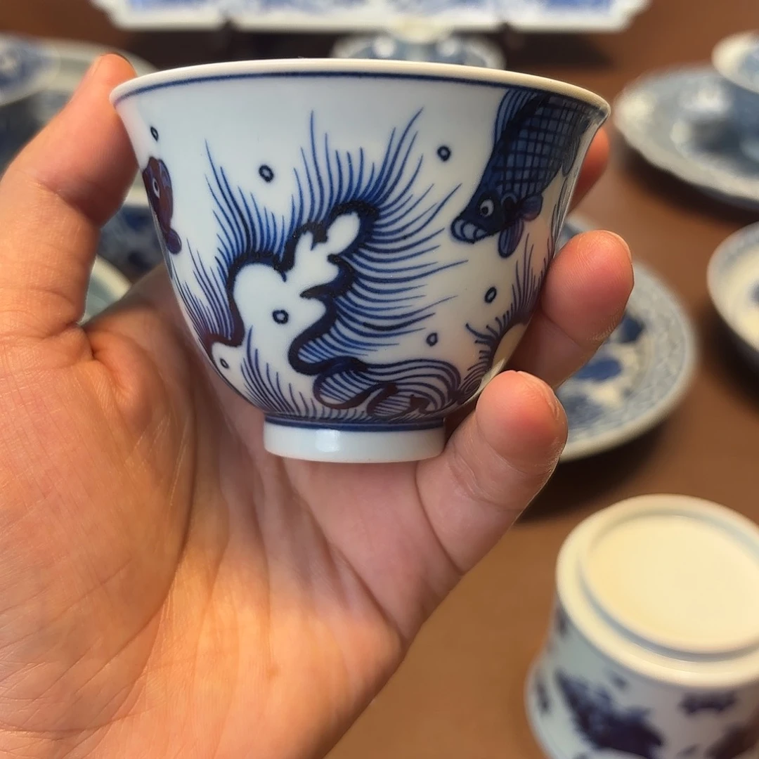 瓷片景德镇手绘茶具福利