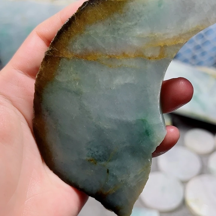 颈饰未镶嵌翡翠纯天然缅甸翡翠