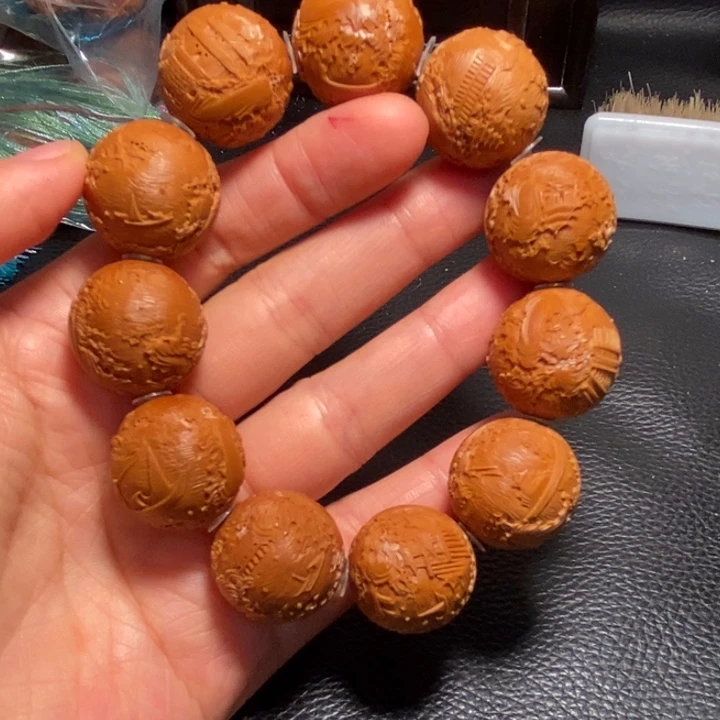 蔡***⁶手串/手链橄榄核风景手串