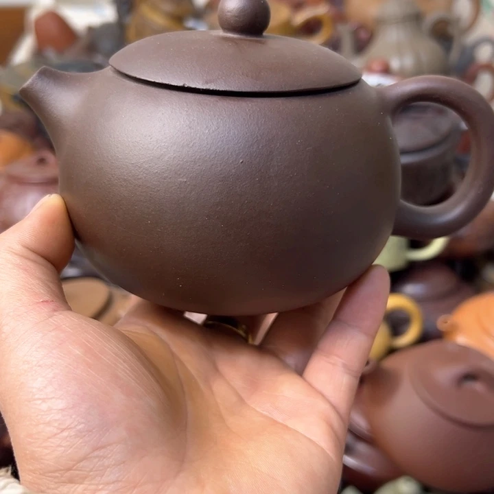 紫砂茶壶紫砂壶没有整口盖子磕碰