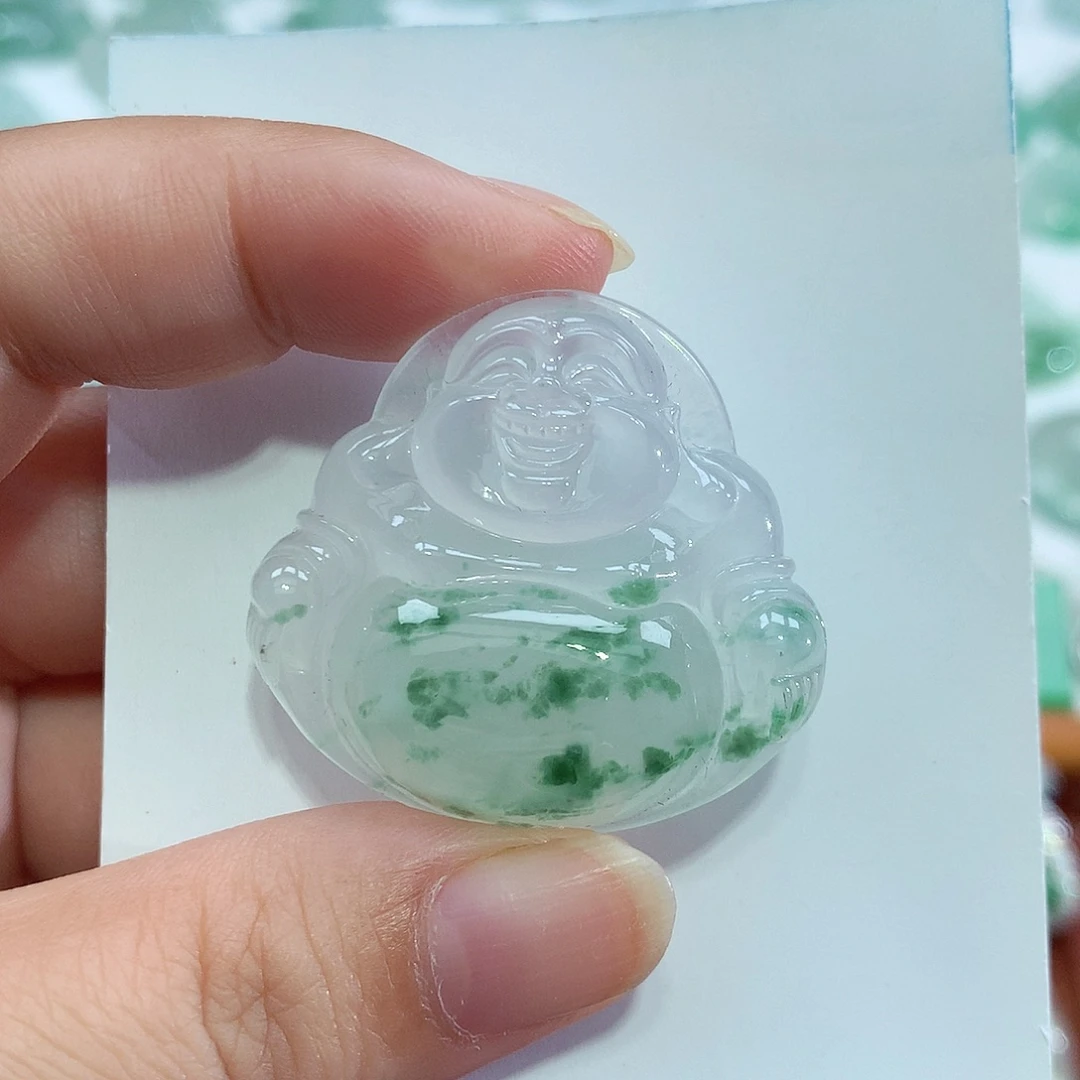 颈饰未镶嵌翡翠佛