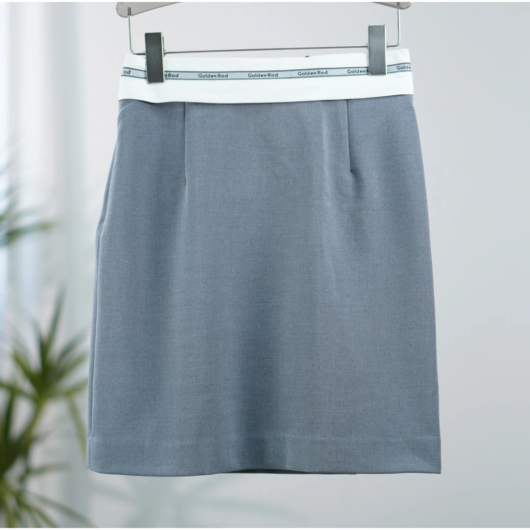 尚系列   Y289-2  女装简约时尚半身裙灰色FW15R98