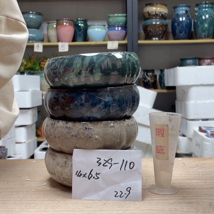 紫砂花盆多肉花盆微瑕110