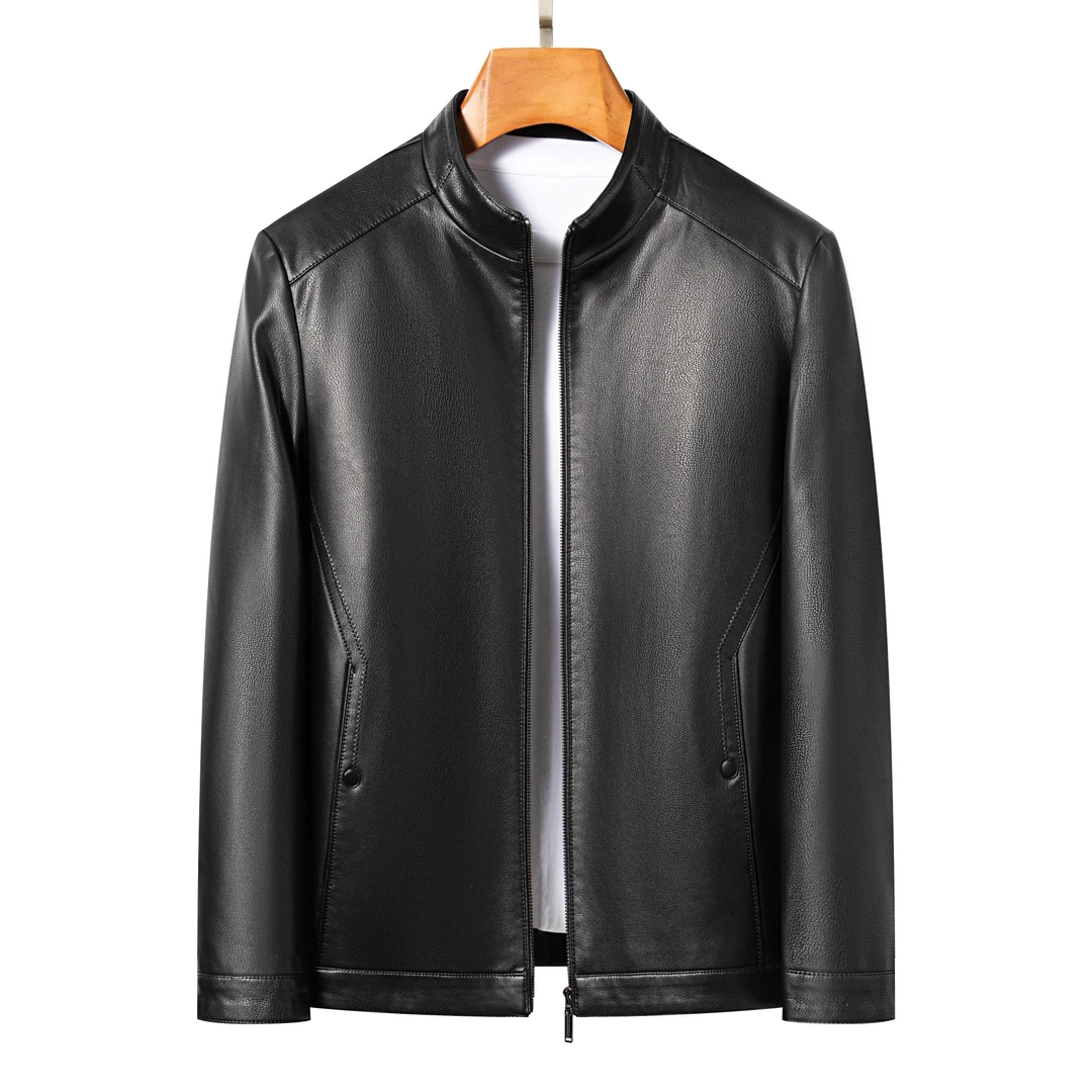 【山羊皮】男士新款立翻领春秋冬三季可穿山羊皮皮衣夹克